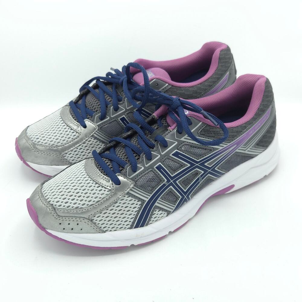 ASICS Gel-Contend 4 Women's Size 10 Gray Blue Purple T765N